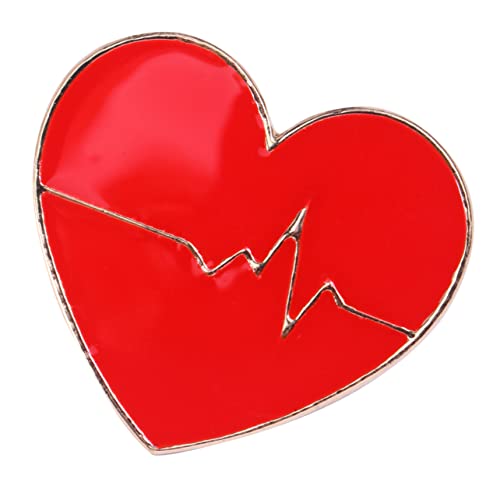 Pin's docteur et infirmière cœur rouge pour égayer les journées des patients à l'hôpital