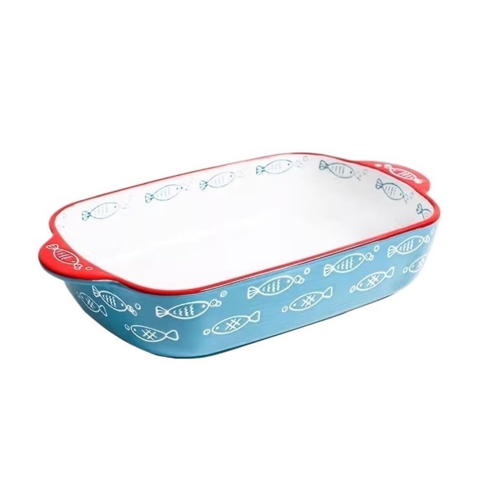 Backformen für Lasagne und gegrillte Nudeln, flache Böden und Keramik-Backformen für Küchen, Kuchen, Abendessen und Bankette, ideal für alle Kochbedürfnisse