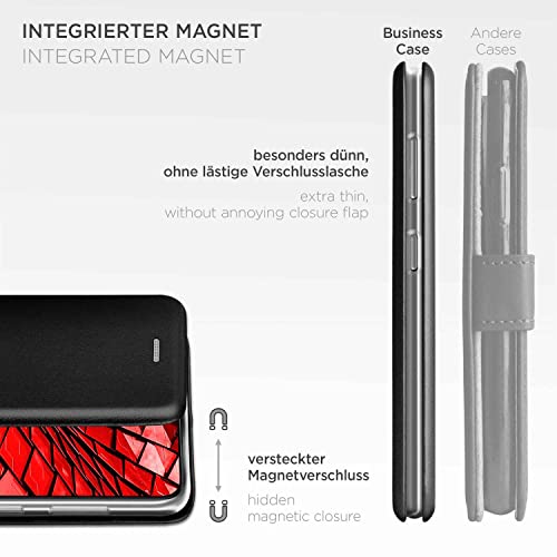 Étui de protection à rabat Samsung S21 Plus ONEFLOW en cuir noir - 7
