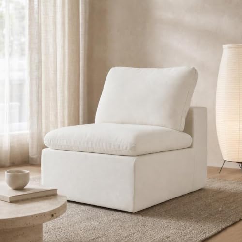 Image of Middle Seat for Cloud Sectional Couches Living Room, Modular Sectional Sofa