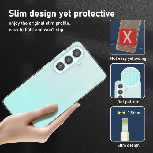 NexaBrite Clear Thin for Galaxy S26 Fe Case.Soft Skin Silicone Phone Case by NexaBrite - Used condition - Image 4
