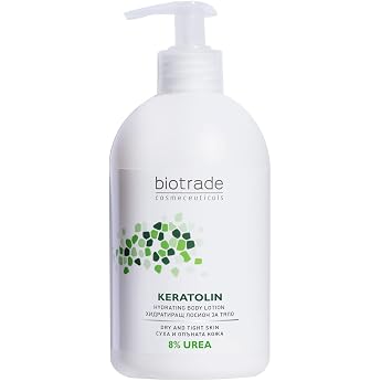 Keratolin Body Lotion 8% Urea 400 ml Hydrating Lotion for Dry and Firm Skin Biotrade