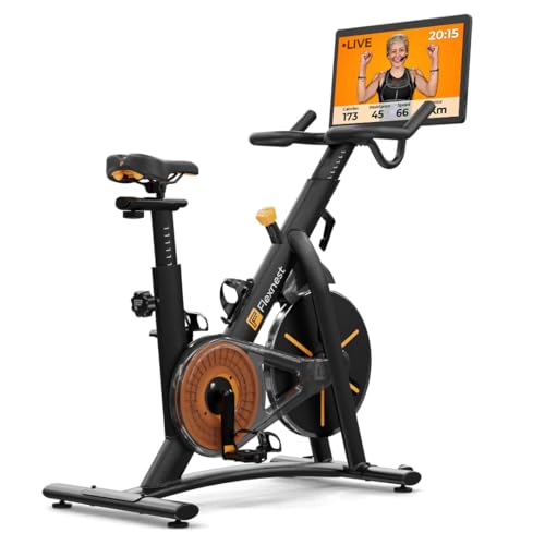 Image of Flexnest Flexbike Plus 1.0 Exercise Cycle Smart Bluetooth Exercise Cycle For Home With 500+ Live Classes On App,100 Resistance Levels Cycle For Exercise At Home Gym Workout & Cardio Spin Bike (9 Kg Flywheel)