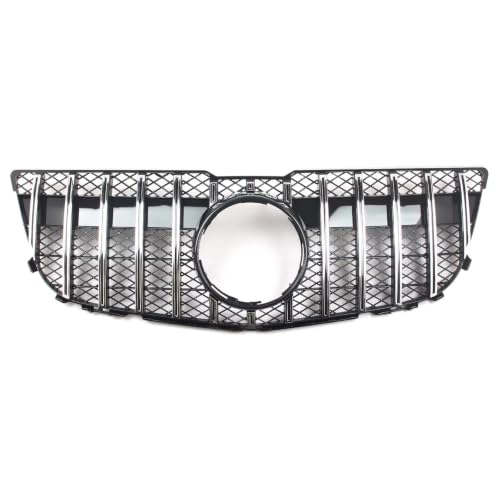 Calandre avant pour Benz X204 finition GT argent double barre pour modèles GLK350 GLK300