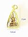 Miracle Pendant Phra LP Tanjai Buddha Thai & Yant Kroa Petch Sheet Gold Spell Yantra Charm Amulet Talisman Protection Power Fortune Trade Wealthy Lucky Money