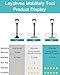 Mobility Aids Tool, Standing Aids Supports, 6 Size Adjustable Device to Help Get Up from Floor, Lift Assist for Elderly 600Lbs Weight Capacity