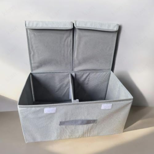 Image of Kian Foldable Storage Box And Organiser Wardrobe Cloth Organizer For Storage Box Closet Basket Bin Organiser for Books, Toys, Other Supplies With Lid (Pack of 1) (lining)
