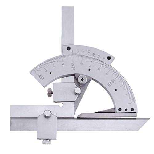 Transportador Universal Protractor Goniometer 0-320° Precisión miniatura 1