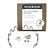 House2Home 25" Sofa Upholstery Spring Replacement, 2pk Repair Kit for Furniture Chair Couch, Includes Clips and Instructions