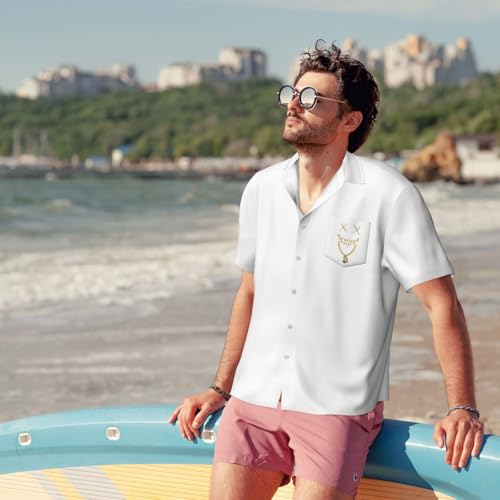 Mask Bitcoin Chain Crypto Money Coin Blockchain Men's Shirts Short Sleeve Casual Shirts Button Down Shirt Men Summer Shirt - Image 3