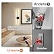 2 Stück Akku Wandleuchte Innen, Aufladbare Dimmbare LED Drahtlose Wandleuchten mit Fernbedienung und Timer, Modern Wandlampe für Wohnzimmer Schlafzimmer Esszimmer Flur Eingangsbereich, Schwarz
