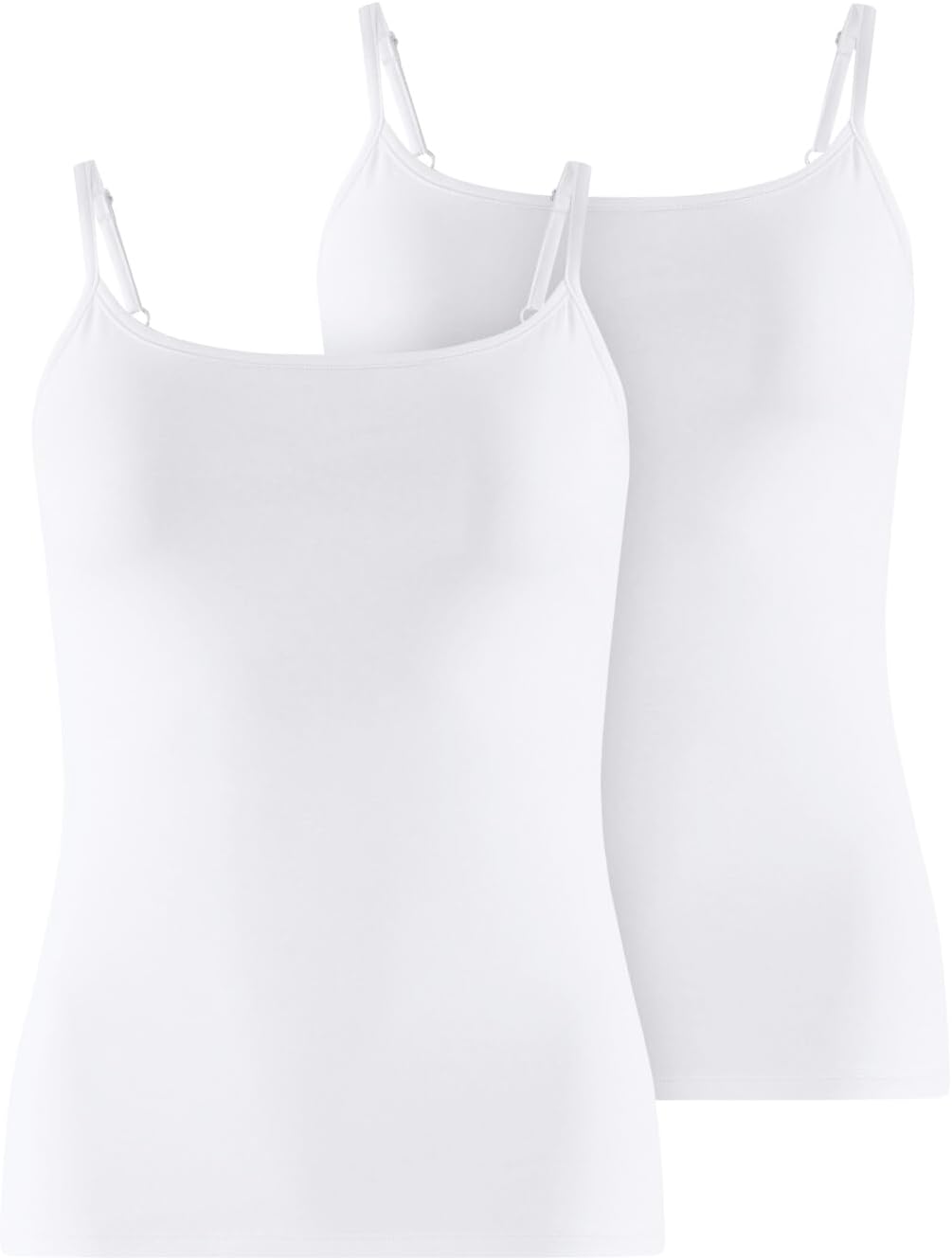 FALKE Women's Daily Comfort 2-Pack Camisole Undershirt, Skin Friendly