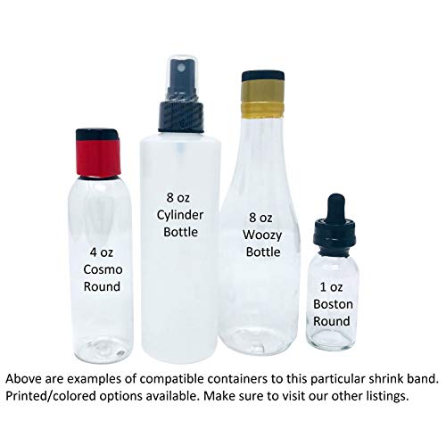 Image of Shrink Band Assorted Sample Pack for All Bottles and Containers (Small /Medium)