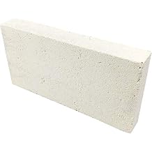 Lynn Manufacturing Insulating Fire Brick, Heat Insulation Block, Low Thermal Conductivity, 1.25" x 4.5" x 9" Split, Single Pack, 3000-F Rated, for Kilns, Forges, Furnaces, Soldering, 3150P