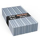50 Pack Large Metal Roofing Panels, 78' x 36' Each, 975 Sq. Ft. Coverage, Corrugated Galvanized Roofing Panels for Residential Commercial Roofing, Fencing, Wall Siding (Silver)