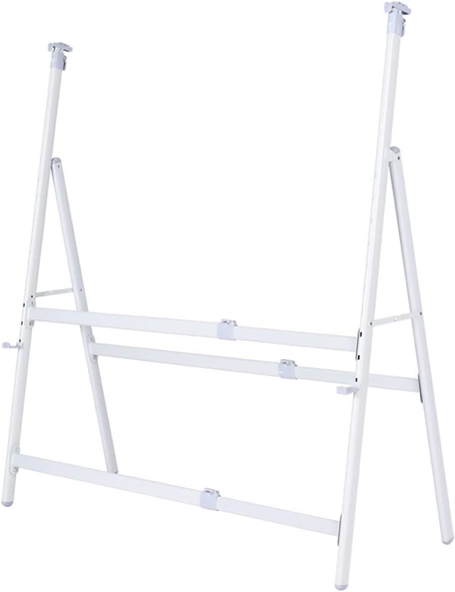 ASerZenith Adjustable Dry Erase Board Stand, Foldable A-Type Metal Easel For Large Whiteboard, Blackboards, Bulletin Boards For Office, School, Home
