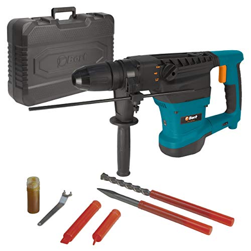 Bort Martillo perforador BHD-1500-MAX con SDS-Max, 1500 W, potencia de percusi�n: 9J, di�metro de perforaci�n m�x. en hormig�n: 40 mm, con mango antivibraci�n, control de velocidad