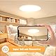 OUILA LED Deckenleuchte Flach Rund - Ø40CM Deckenlampe LED 36W 3000K 3600LM IP44 Wasserdichte Badezimmer lampe, Küchenlampe Deckenleuchte Warmweiß für Küche Bad Schlafzimmer Flur Keller