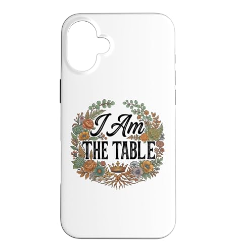 Feminist Decenter Men Womens Right Girl Power I Am The Table �X�}�z�P�[�X iPhone 16 Plus �p