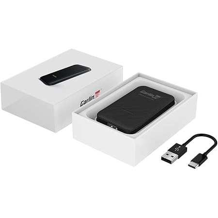 CarlinKit 3.0 Wireless Carplay Adapter, Convert Factory Wired CarPlay to Wireless, for VW, Volvo, Renault, Ford, Opel, Audi, Citroen, KIA, Porsche (Years from: 2017-2023) CarPlay Adapter for iPhone