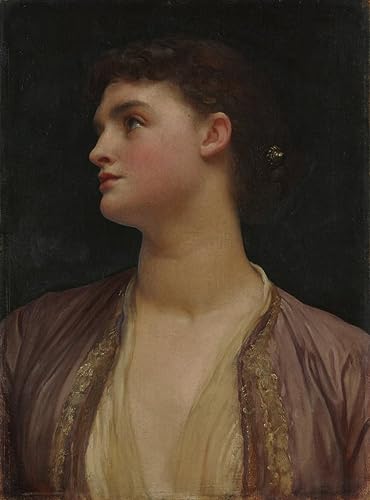 Toile Lucia Frederic Leighton affiche 60x90cm pour remplacer les murs vides