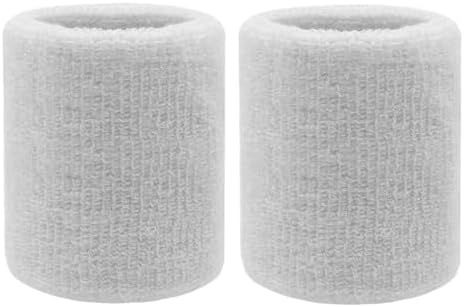 Sweatbands Sports Wristbands for Kids and Women - 3 inch Elastic Athletic Wrist Bands for Tennis, Basketball, Running, Working Out