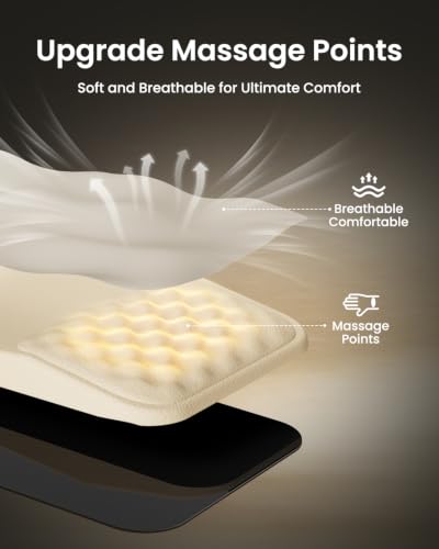 Image of ProtoArc MP50 Ergonomic Mouse Pad with Wrist Rest, MP50 Mousepad with Massage Design, Soft Memory Foam and Non-Slip PU Base for Pain Relief, Desk, Home, Office, 12x8 Inches, Beige (Mouse Not Included)