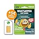 WhatsApp SIM Prepaid - Starterpaket mit 15 EUR Guthabenwert, ohne Vertragsbindung, Option mit 12.000 Einheiten (MB/MIN/SMS), Surf-Geschwindigkeit: 50 MBit/s 5G