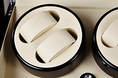 Montre winder automatic 6 montres avec boîte de boîtier silencieuse autonome - 7