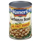 Kuner's Garbanzo Beans- No Salt Added-15 Oz. (Pack Of 12)