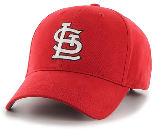 Gorra deportiva ajustable roja y blanca para niños miniatura 1