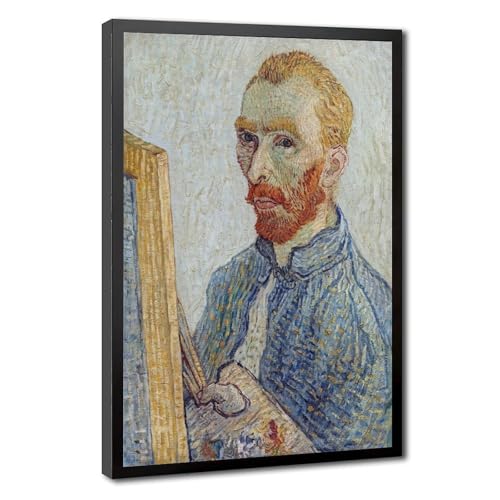 Cadre à suspendre Van Gogh autoportrait déco murale grand format 50x75