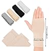 Yolev 4 Paires Gants Sans Doigts Protection UV Femme Gants Longueur Poignet Légers Filles Sunscreen Fingerless Gloves Dames Crème Solaire Antidérapante pour la Conduite en Plein Air en été