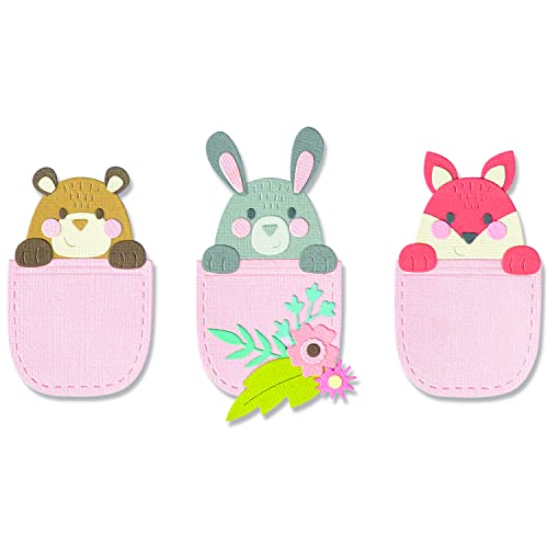 Sizzix Thinlits zestaw matryc 10 szt. Pocket Pals autorstwa Olivia Rose, 665813