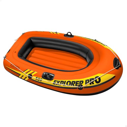 Intex Explorer Pro Inflatable Boat, Boat Only, One Person (160 x 94 x 29 cm), Orange