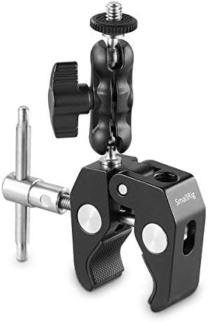 Amazon Com Smallrig Multi Functional Ballhead Clamp Magic Arm Adapter With Bottom Clamp 2161 Electronics