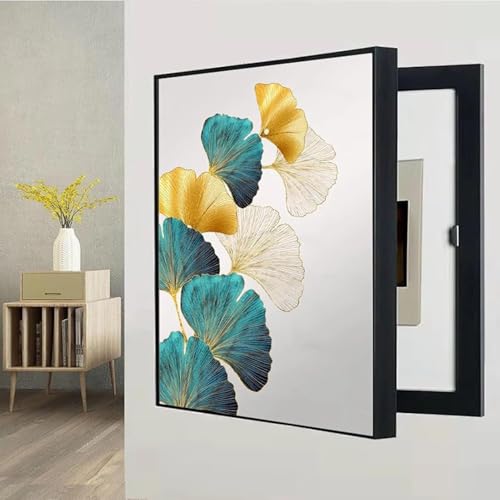 Design décoratif moderne pour panneau de disjoncteur caché mural