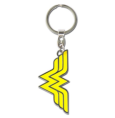DC Comics - Superhéroe - Wonder Woman Logo Llavero - Key-Ring - Coloreado - Diseño Original con...