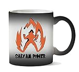  Wicked Design Dragon Ball Z Saiyan Power Goku Taza Calor Cambio De Color