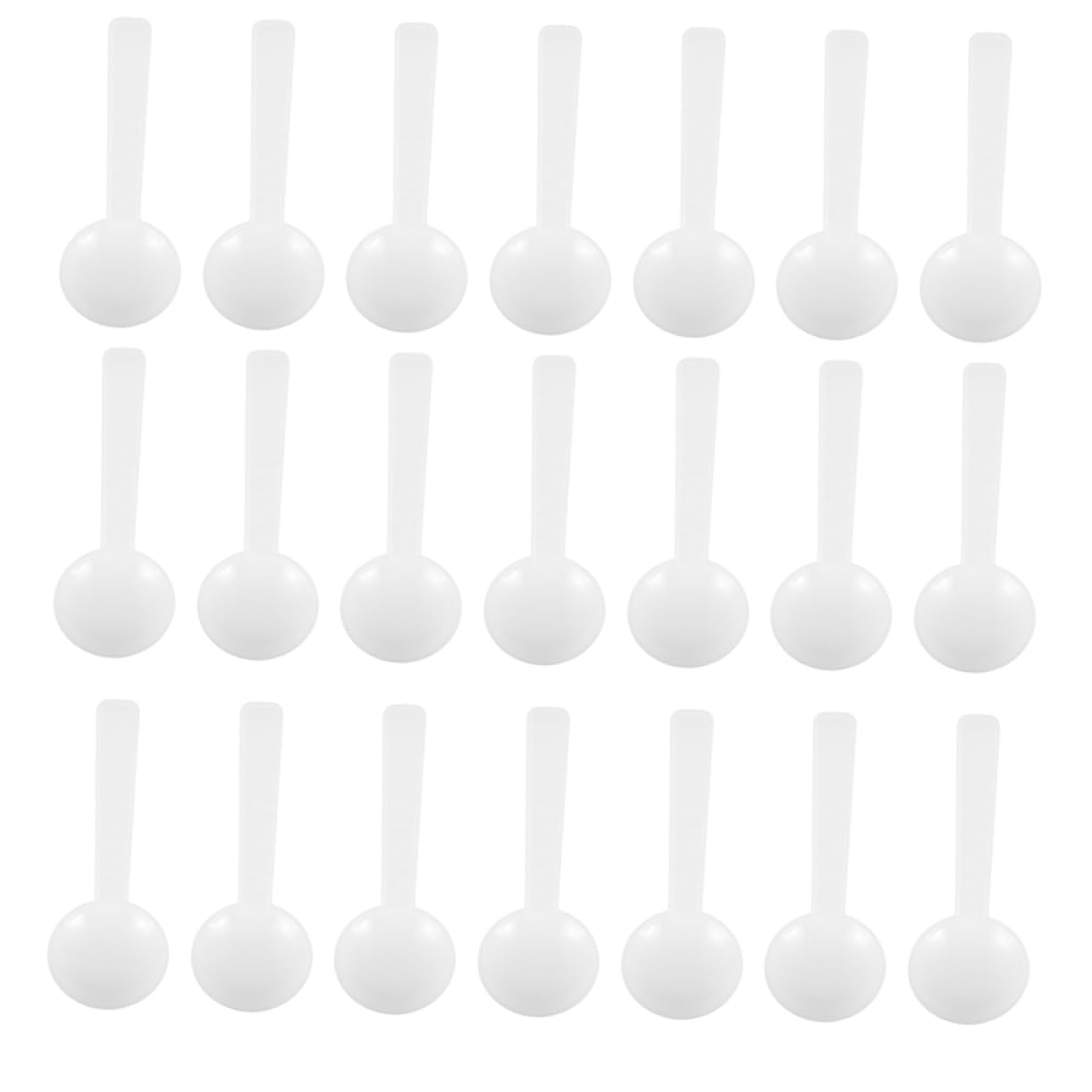 Didiseaon 120pcs Plastic Little Scoop Micro Labs Measuring Micro Labs Scoop Measuring White Scoop Measuring Scoop