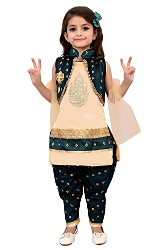 Image of Beautiful Patiala Set With Dupatta For Girls