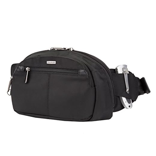Travelon Anti-Theft Concealed Carry Waist Pack, Black, One Size