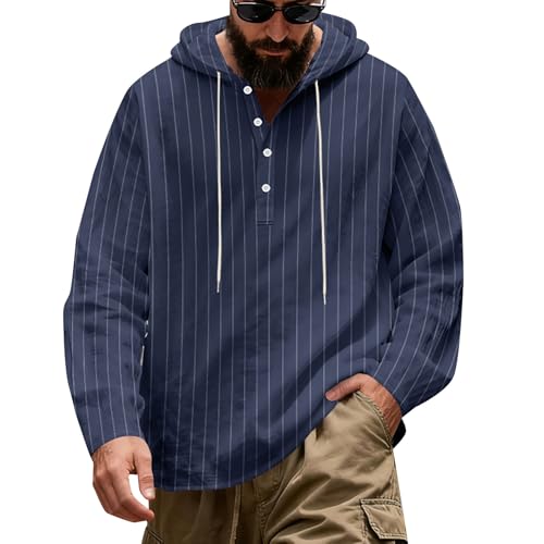 Chemise Henley homme de loisirs un haut à manches longues aux finitions haut de gamme