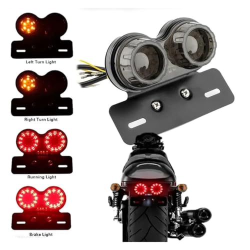 Feu stop NMAX 125 clignotants et éclairage plaque intégrés 12V - 3