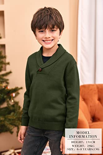Ryannology Toddler Baby Boys Girls Sweater Shawl-Collar V Neck Pullover Sweaters Cable Kintted Photoshoot Outfits #TOP1