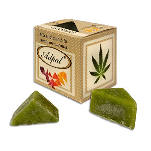 Wohnkult Duftwachs 8 Stück je Packung 30 Düfte Aroma Schmelzwachs Wax Aromatic Duftkerze (Cannabis)