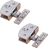 Cerniere for ante dell'armadio Cerniera in lega di zinco da 2 pezzi, kit di cerniere a perno for porta in vetro, vetrinetta for vetrine for armadietti for vini Parti di ricambio for cerniere for porte
