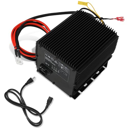 Yendse 24V 25A Scissor Lift Battery Charger Compatible with Genie Skyjack JLG Scissor Lifts, Scissor Lift Charger Replaces HB600 105739 161827 128537 96211 Lift Battery Charger