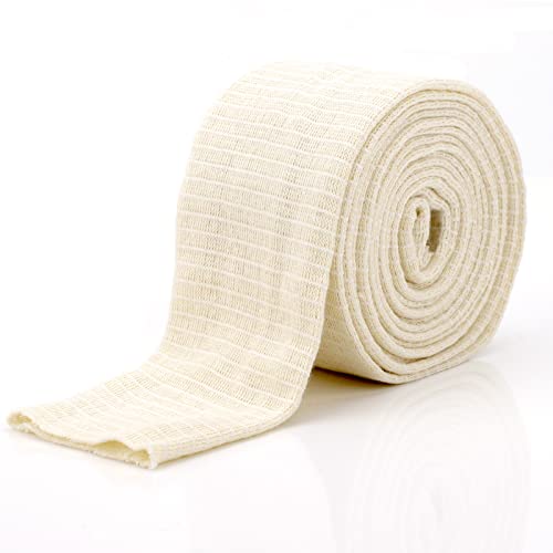 Bandage de Pansement en Filet Bande élastique Tubulaire en Coton élastique Bandage de Gaze Tubulaire Bandage Respirant pour Protection Sportive Entorses de Poignet Cheville et Gonflement