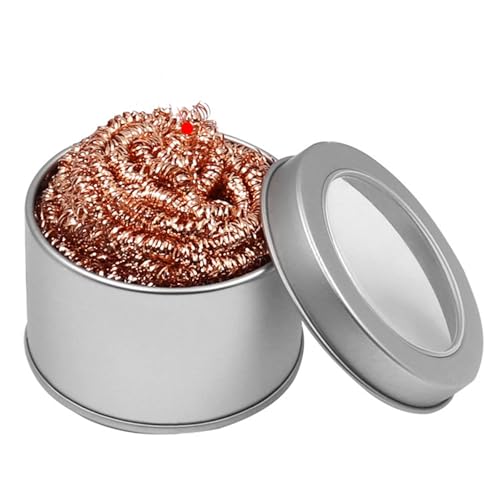 QWQJ Soldering Iron Tip Cleaner Metal Wire Stainless Steel Tip Cleaner Box Metal Solder Tip Wire Removal